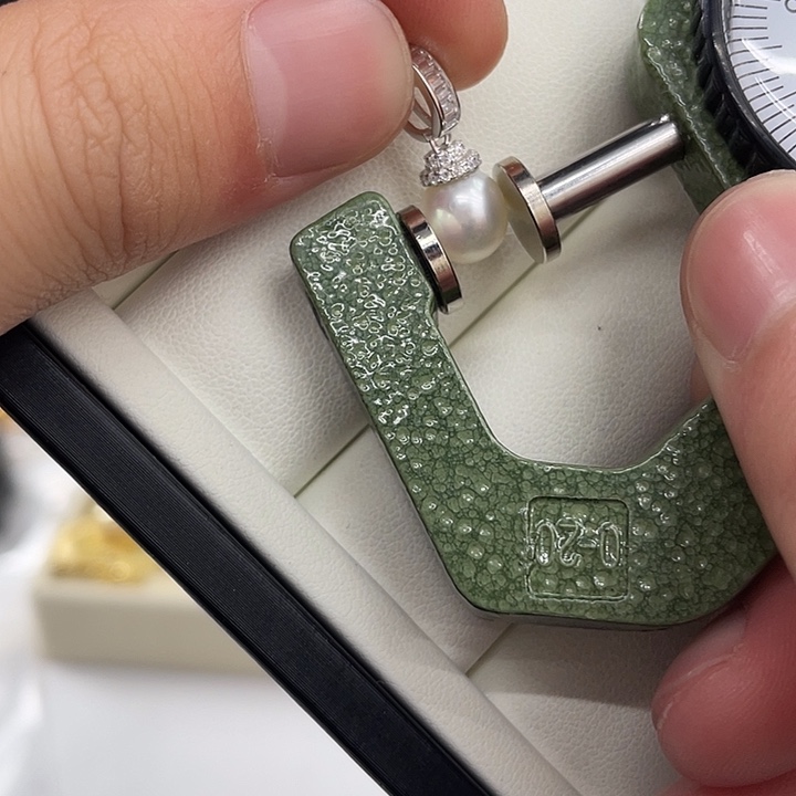 海水珍珠吊坠(不含链)银S925镶嵌