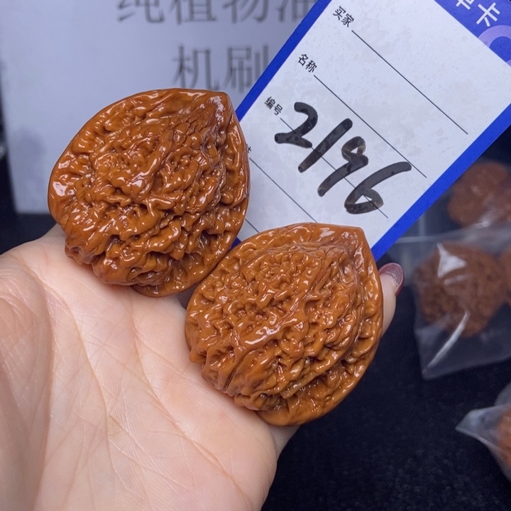文玩核桃把件2196/41官帽福利