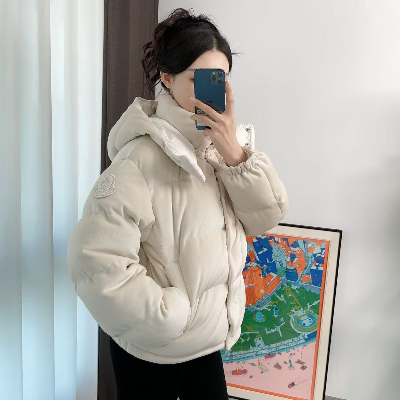 95新 MONCLER 羽绒服白色2码/251024ZZLVX05