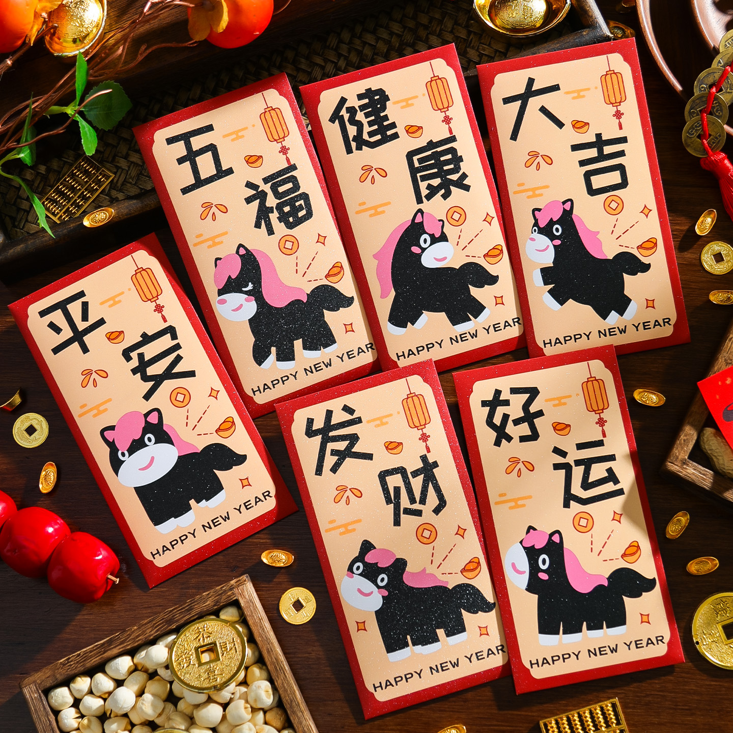 马年新年红包袋2026新品创意个性国潮利是封过年卡通压岁钱包通用