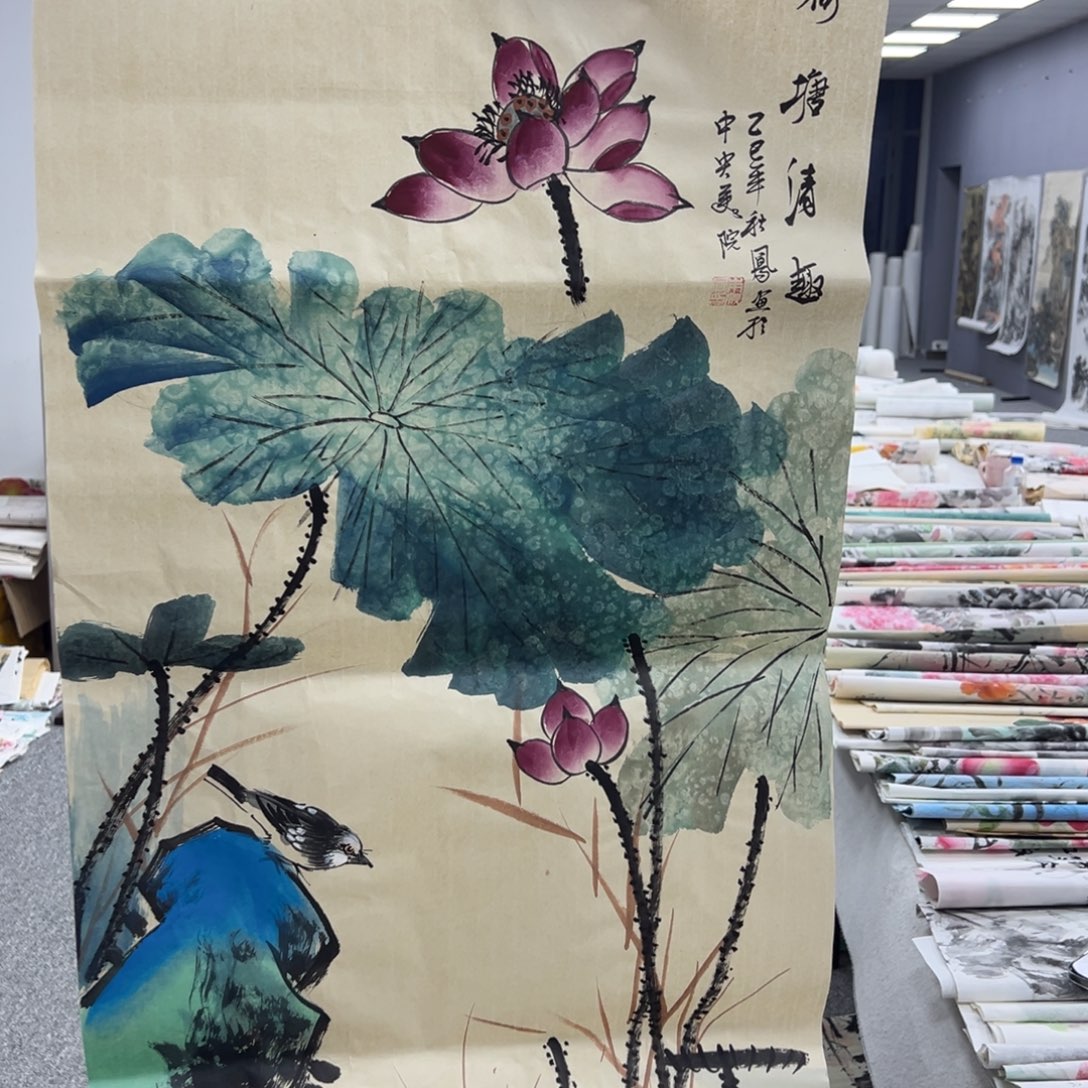 国画纯手绘字画宣纸