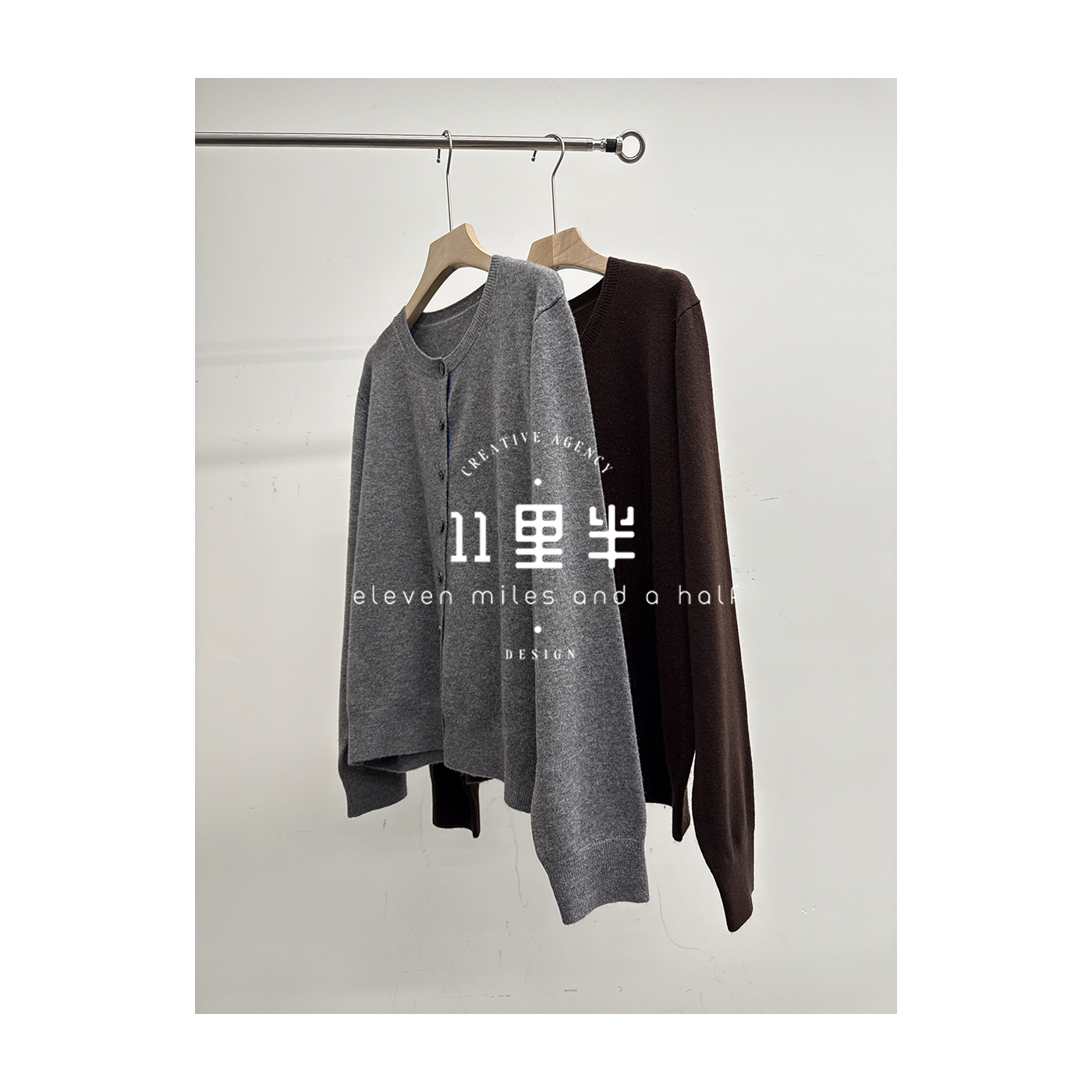 11里半如懿专属【纪念日】秋冬时尚百搭简约气质休闲针织圆领羊毛衫