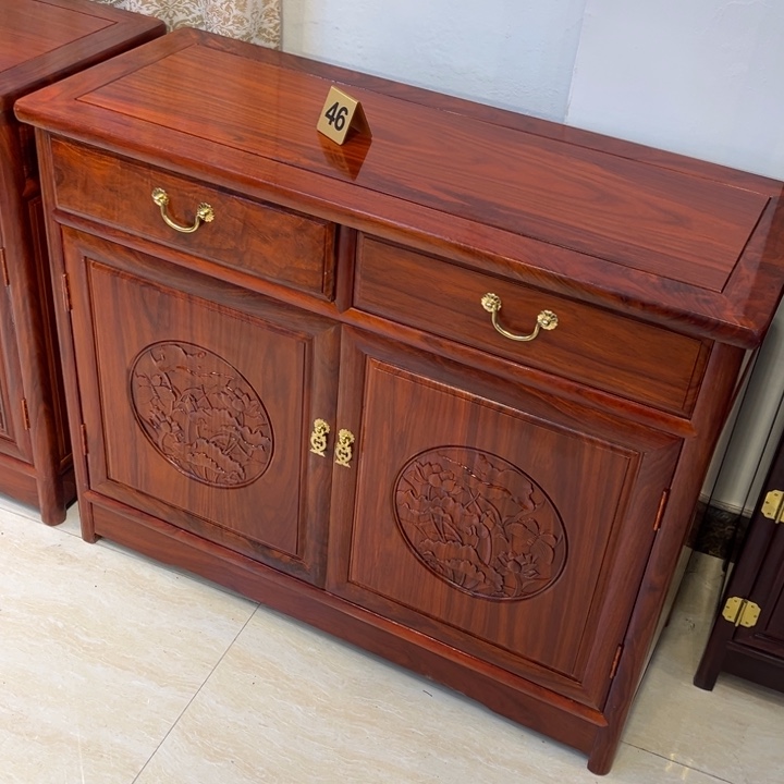 花梨木类柜类家具听***景2个1米长刺猬紫檀餐边柜