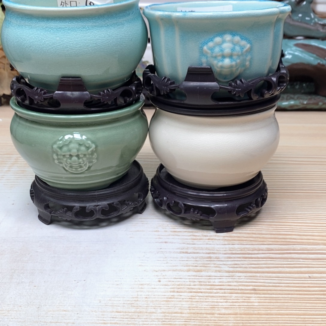 紫砂花盆陶瓷艺术花盆陶瓷