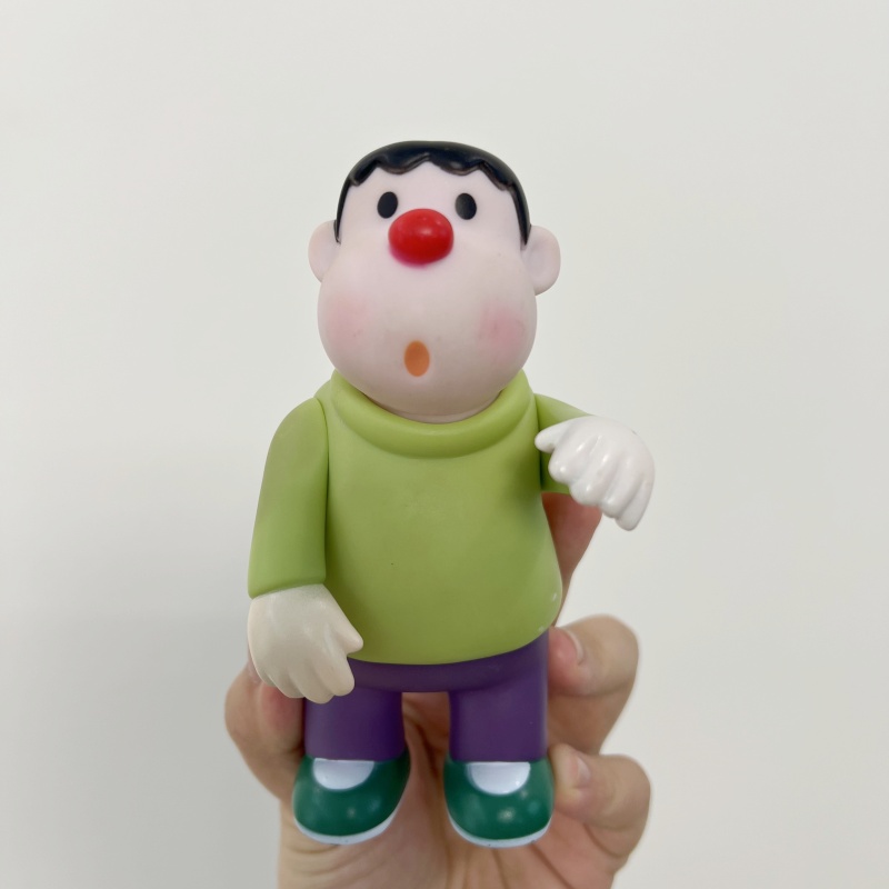 可爱小胖虎手脚可动可爱植物花架小摆件