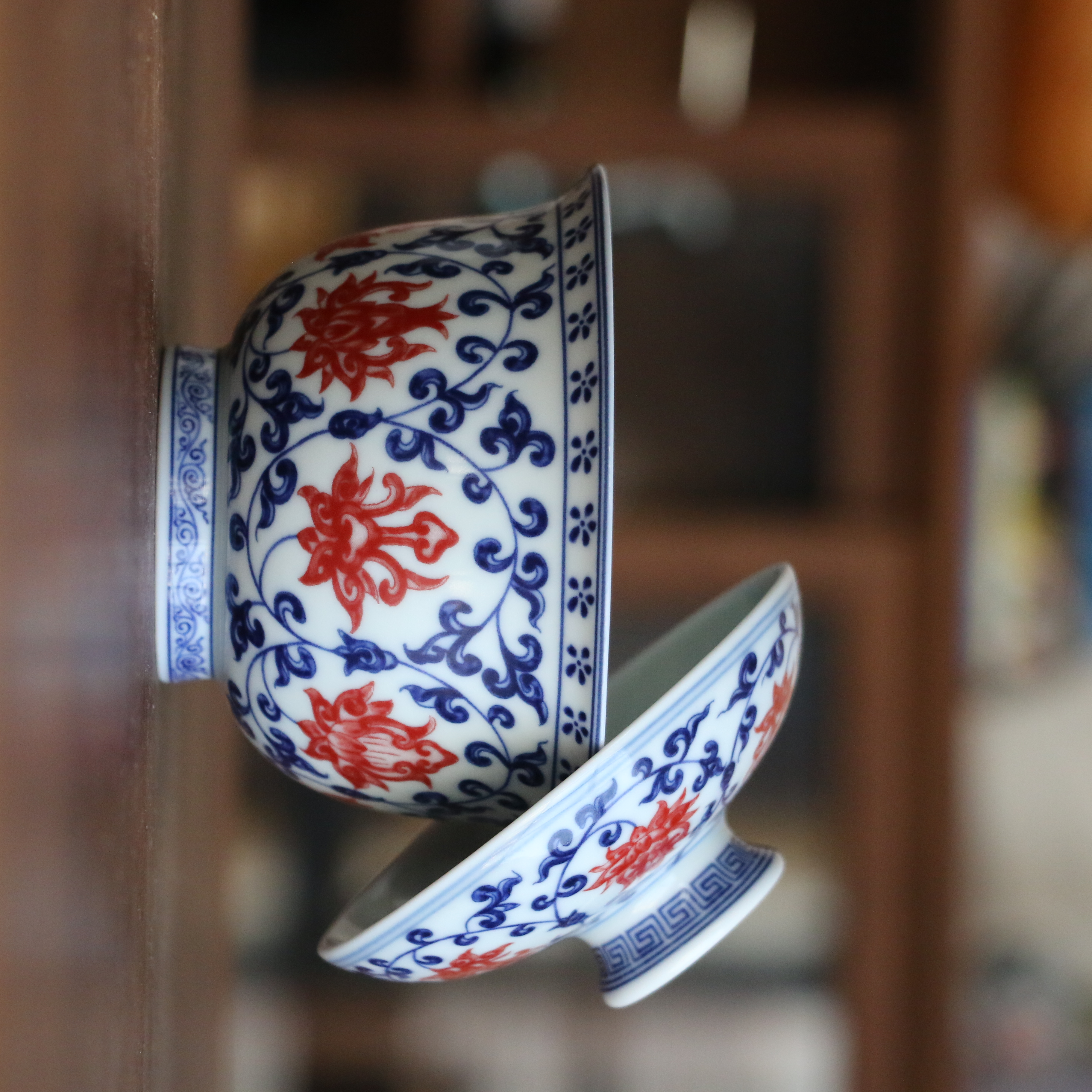 永乐缠枝莲-盖碗140cc