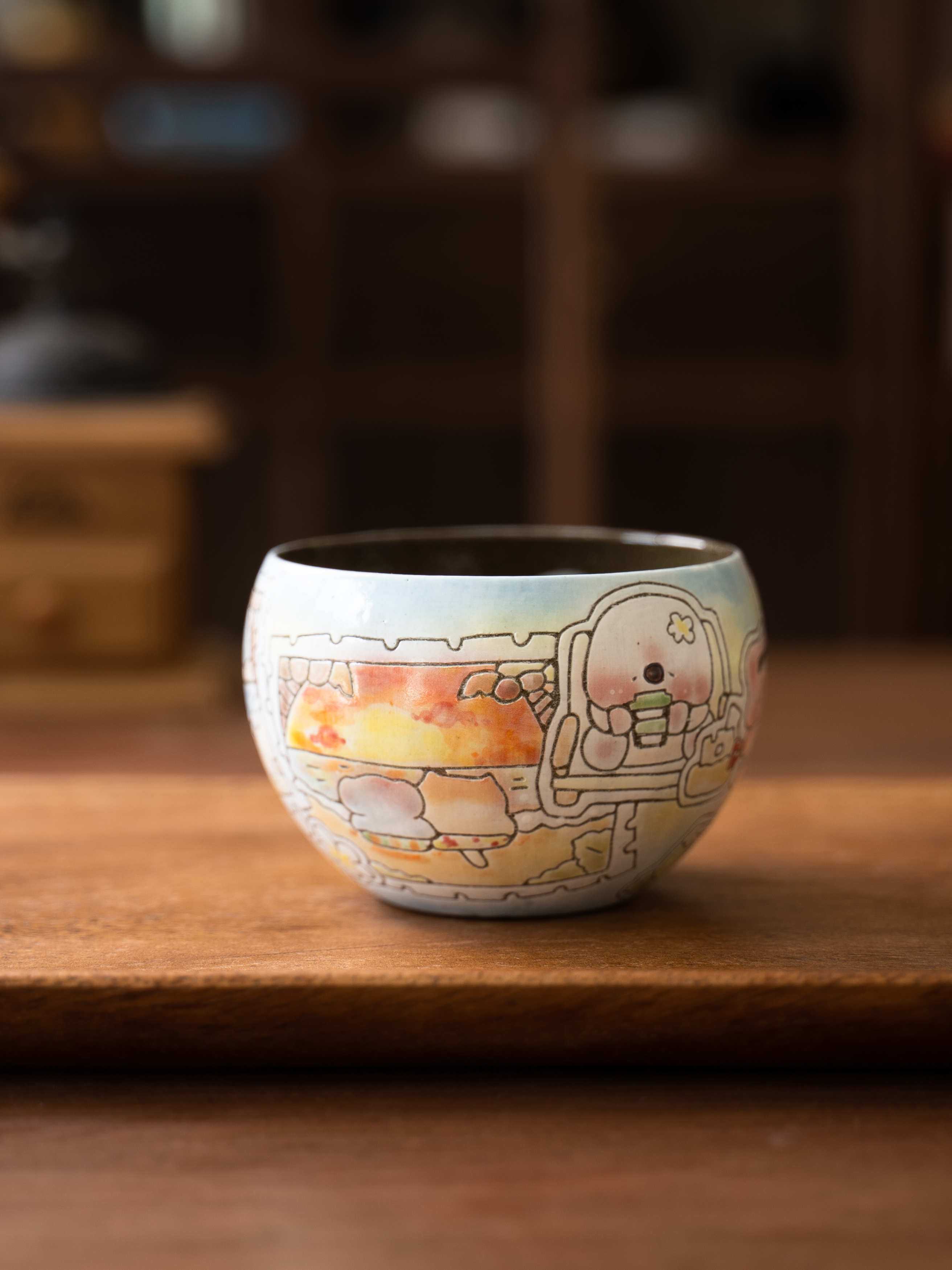 小憨 | 美人鱼考拉日落拼图蛋杯