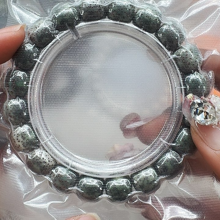 星月菩提手串321尽头满绿星月菩提12桶单圈