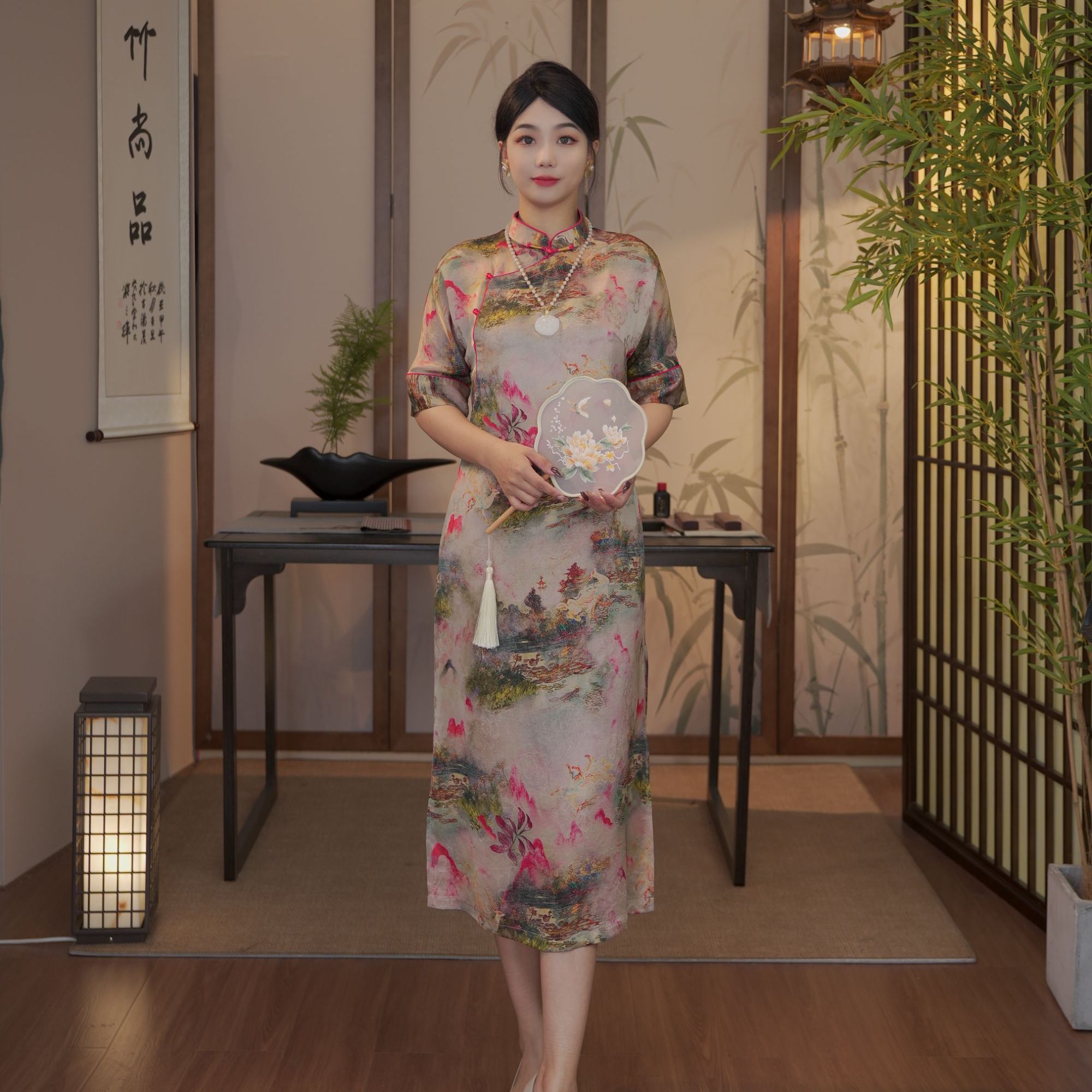 【仙境】复古气质旗袍HQ2031