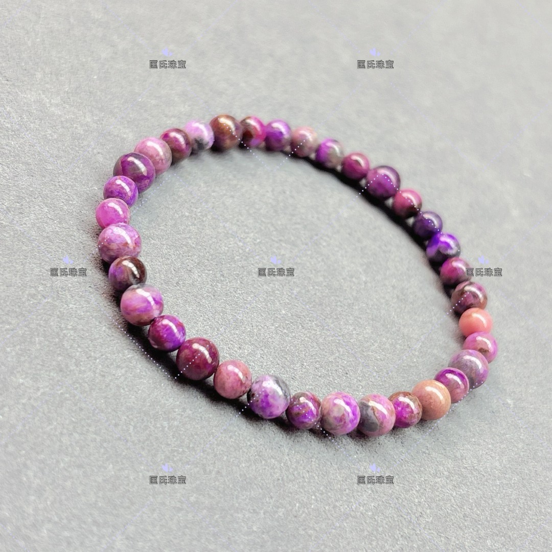 匡氏商店 高货舒俱来泥地樱花手链5mm Z-HL-A2685（多样性发一）