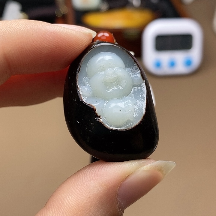和田玉挂件未镶嵌富**开F