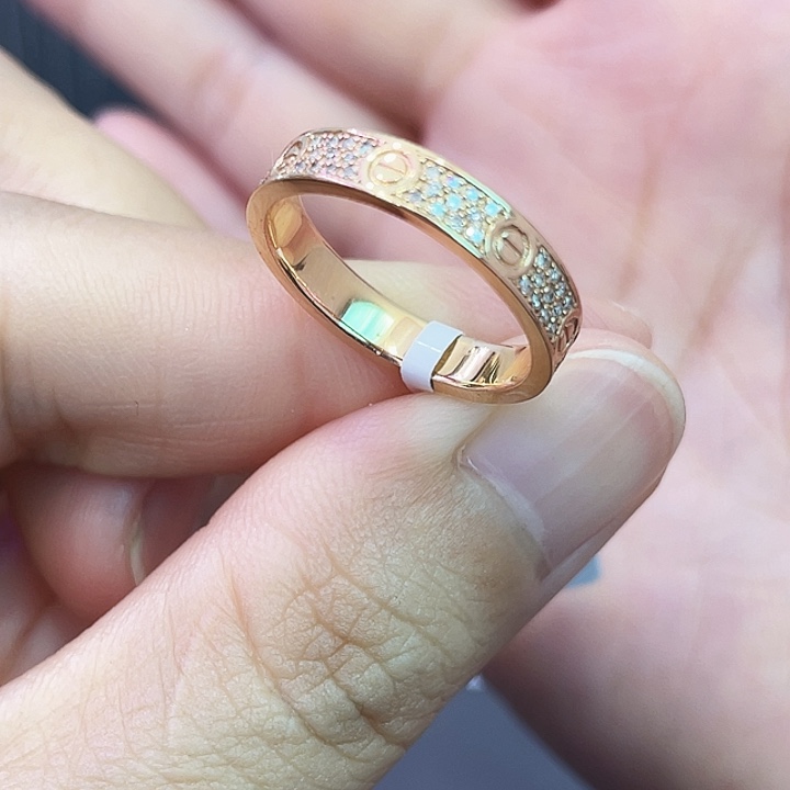 戒指/指环18K金镶嵌钻石