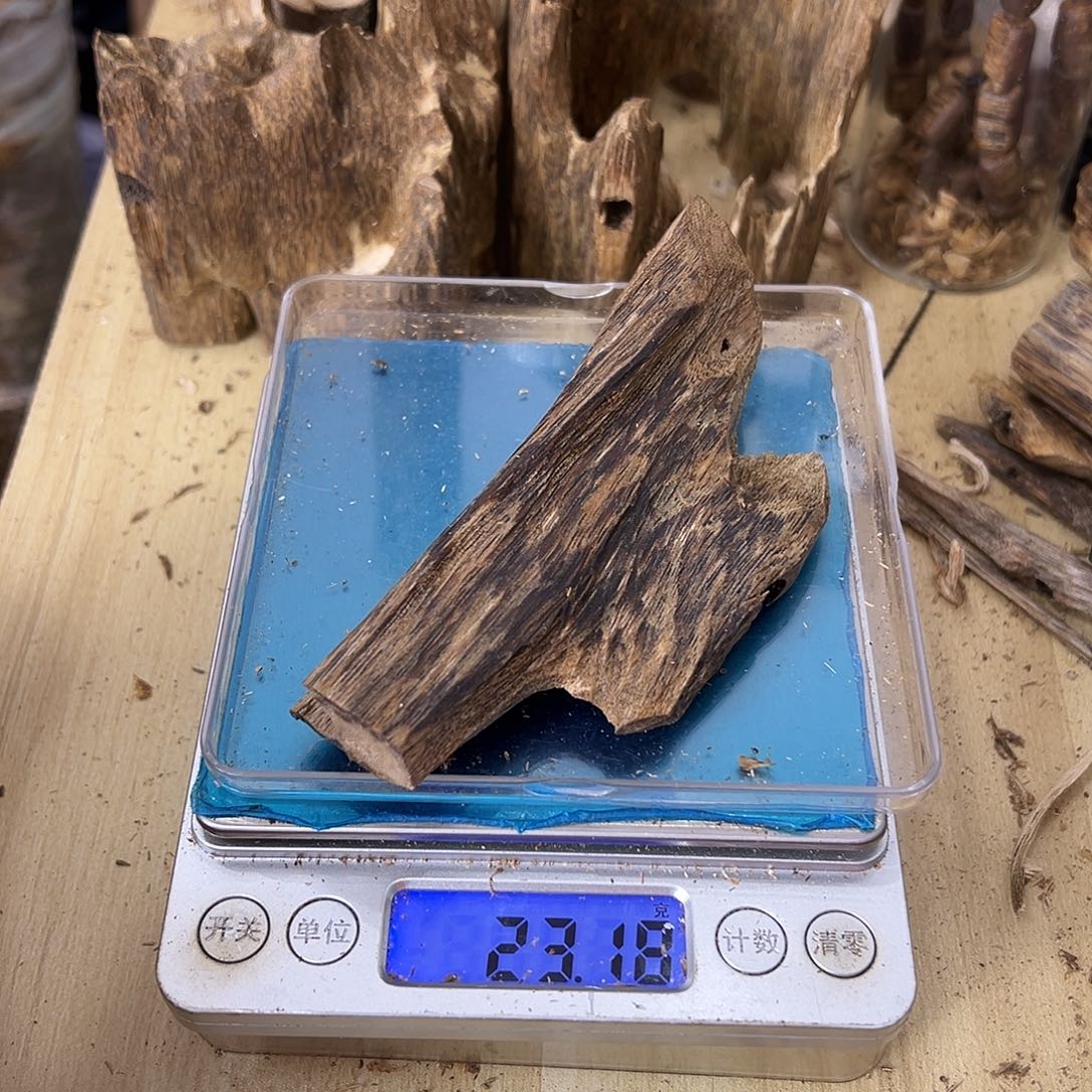 香料绿奇楠虫漏23克乌身