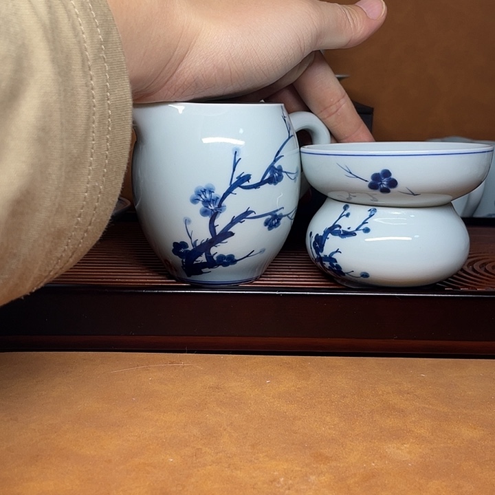 梅花茶漏加公杯一套