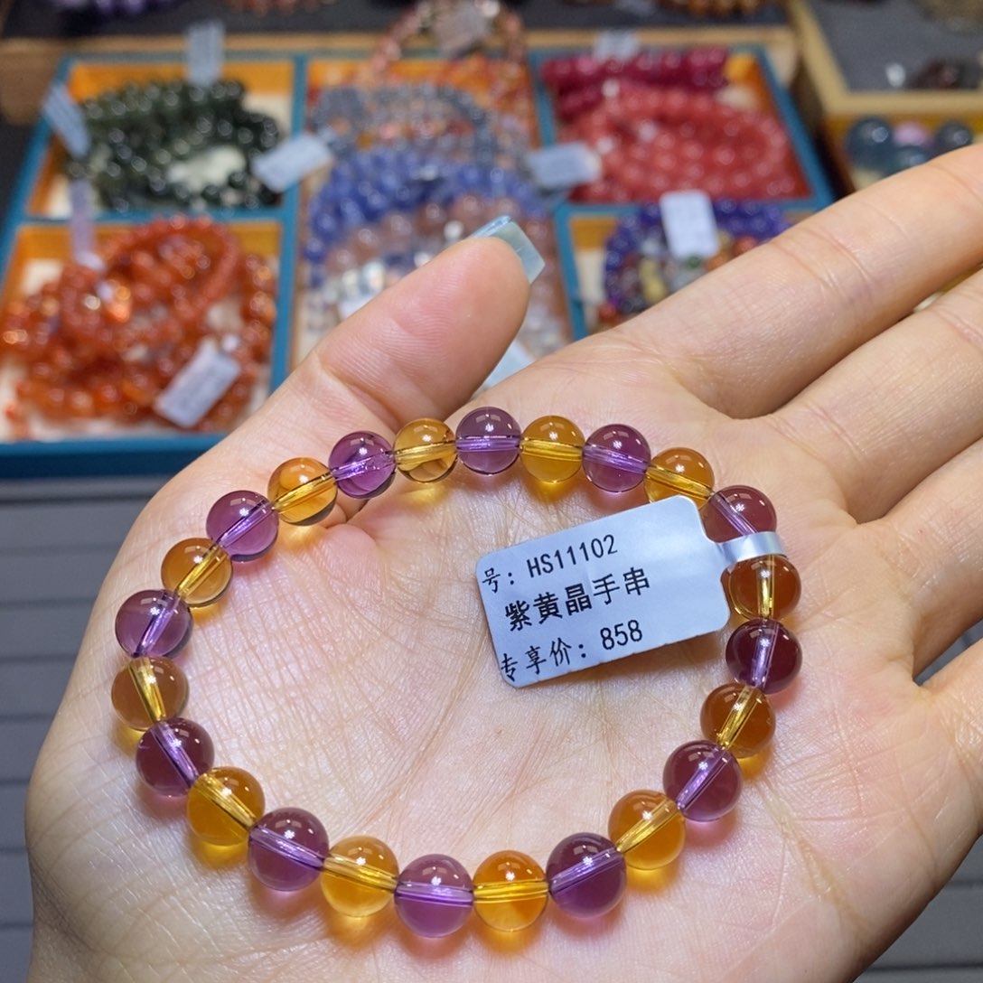 水晶手串未镶嵌手串