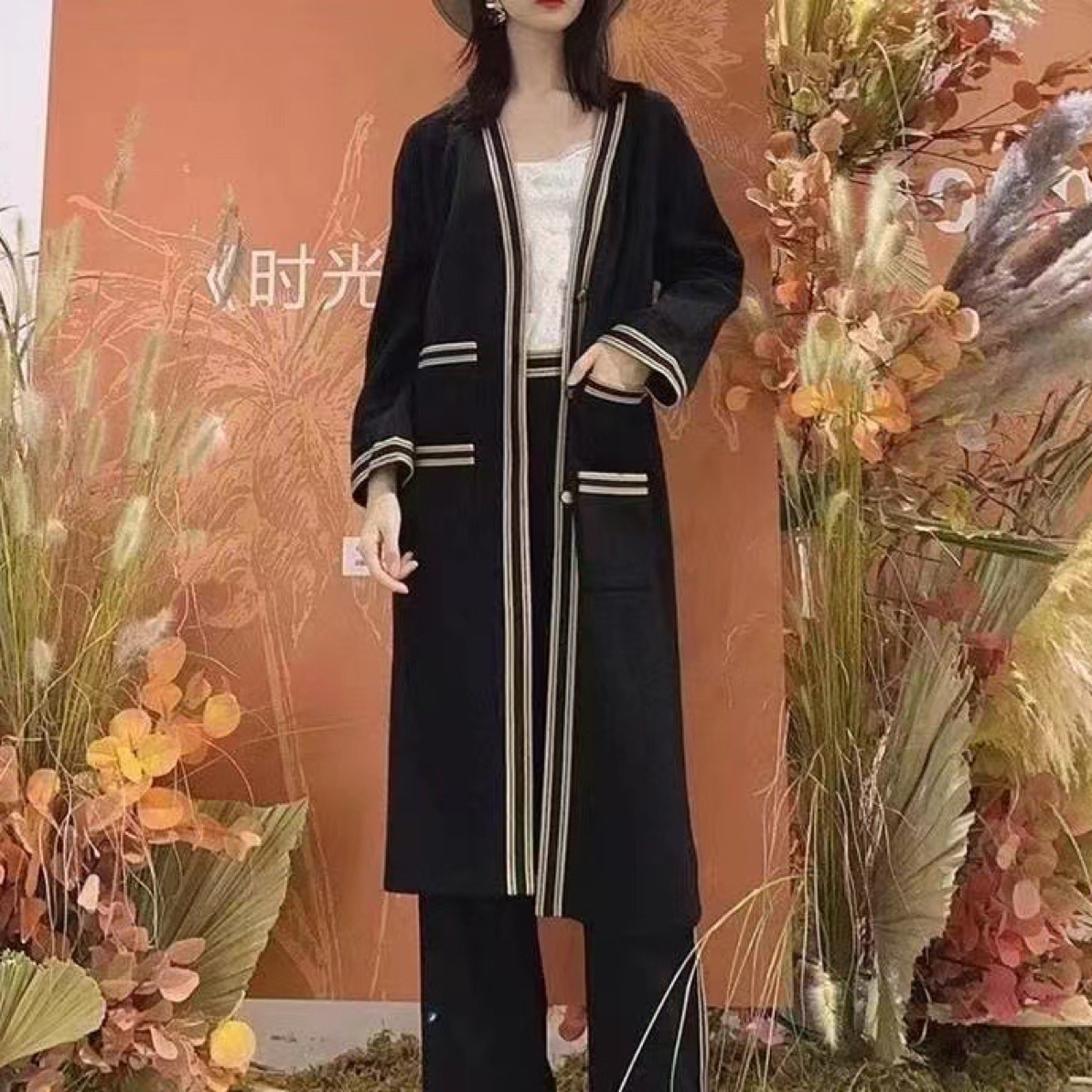 不支持退换 1400397 时尚百搭毛呢外套