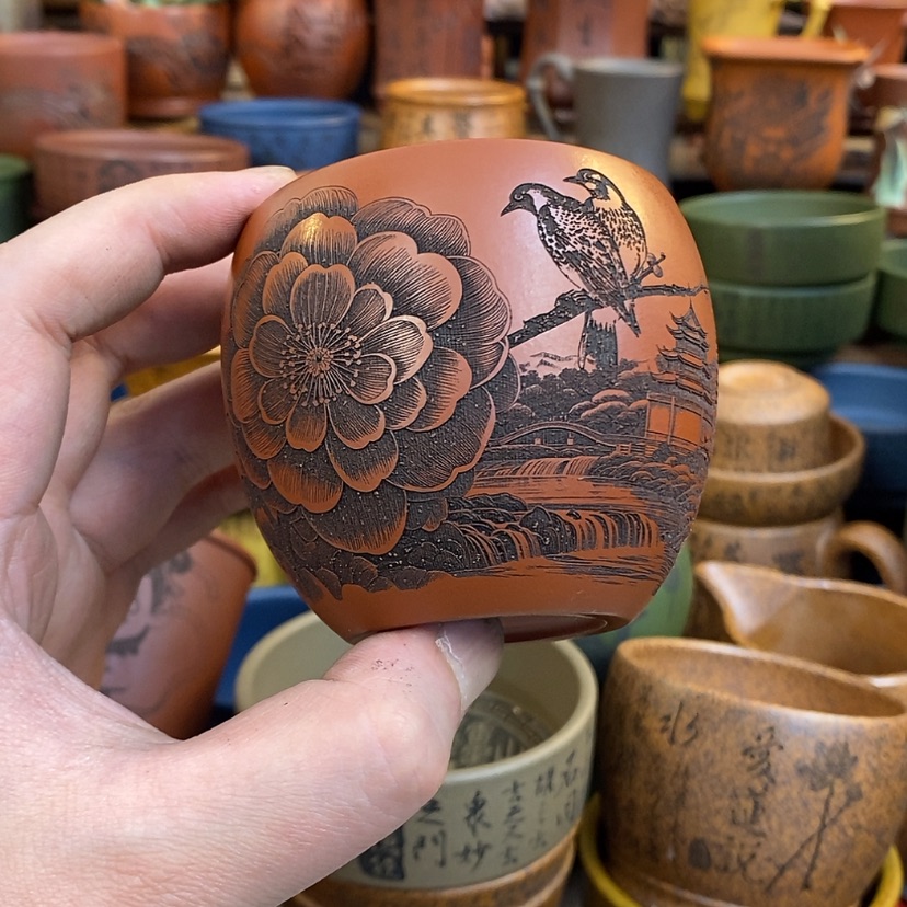 【闪购商品】紫砂杯子宜兴全手工紫砂杯