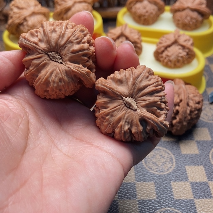 文玩核桃把件千*43白狮子