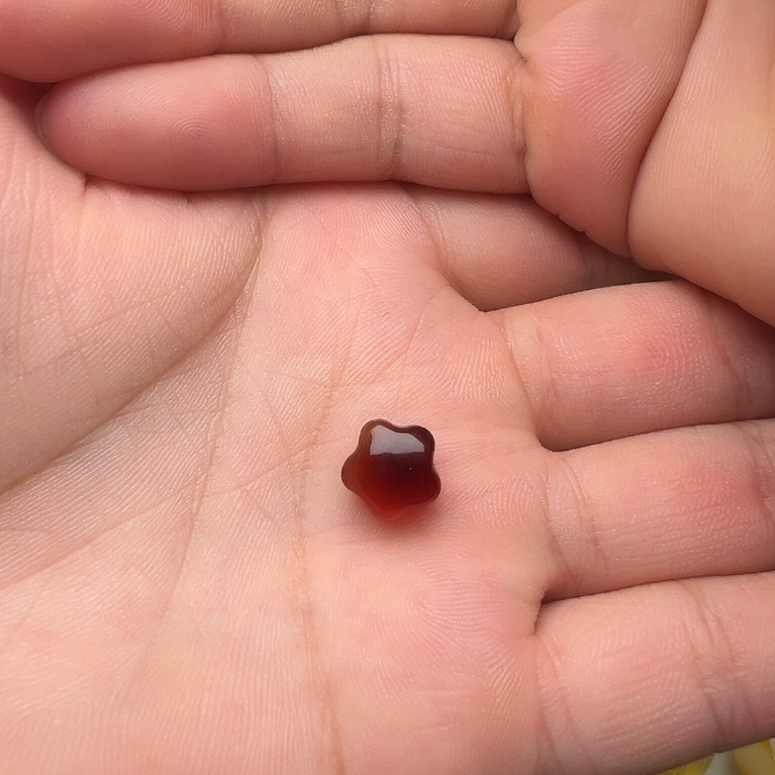 蜜蜡颈饰未镶嵌星星提溜吊坠（打孔不退换）