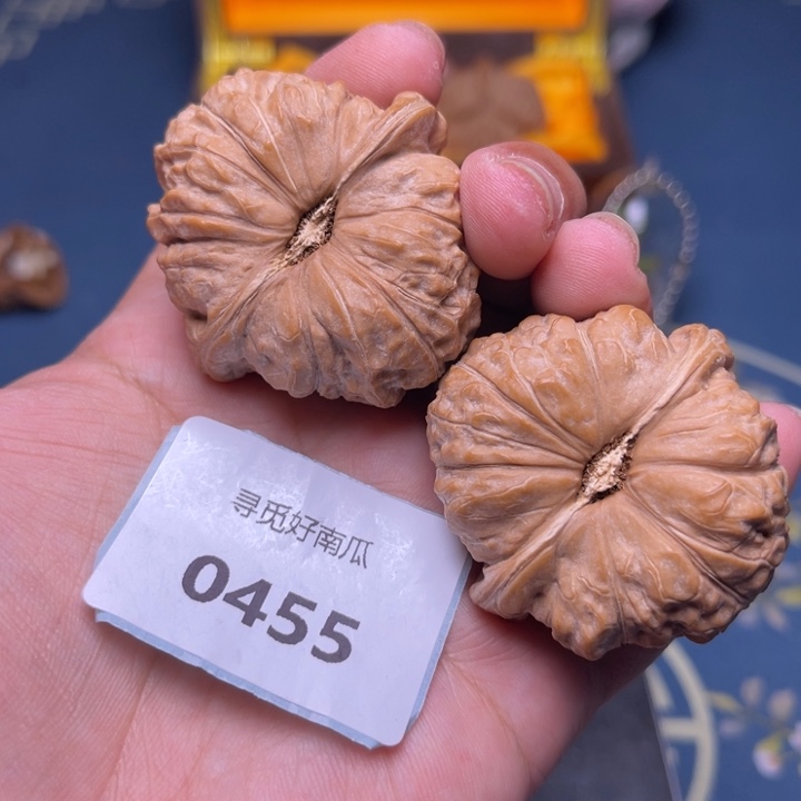 文玩核桃把件南瓜墩44.0455