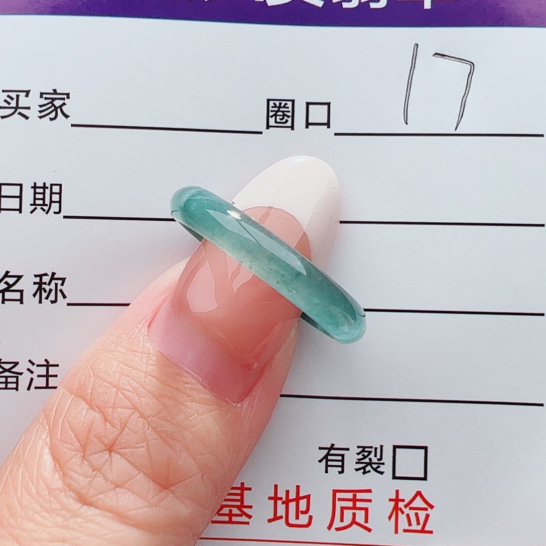 未镶嵌戒圈翡翠翡翠