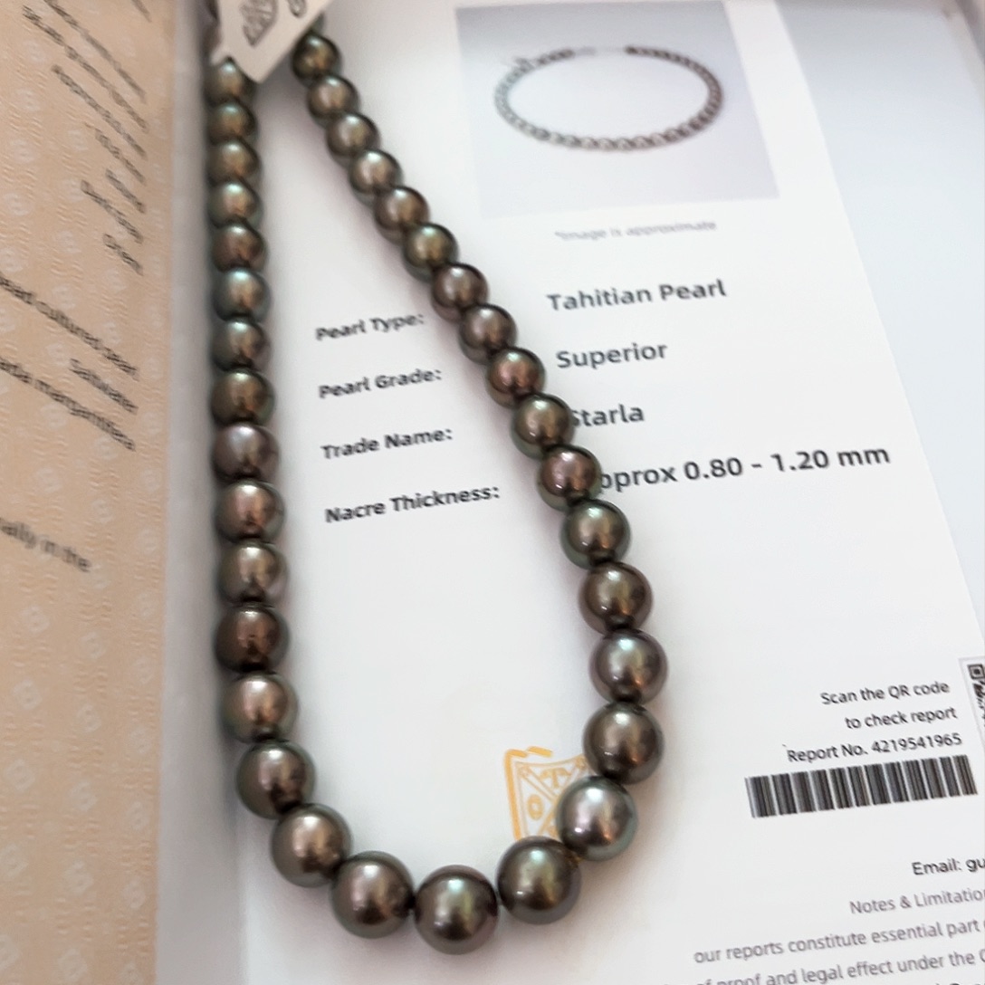 海水珍珠颈饰未镶嵌三星星辰8-10.8