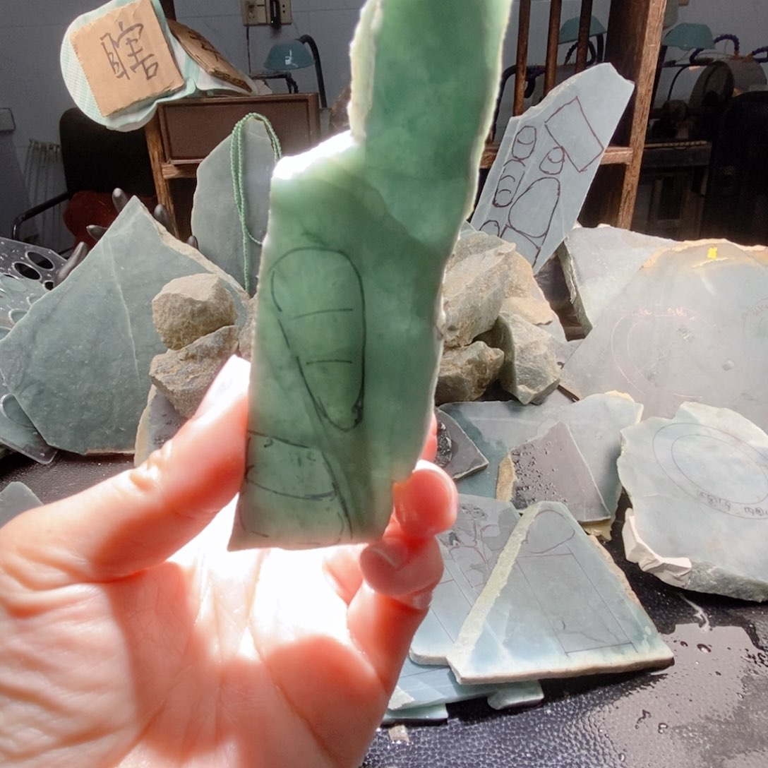 翡翠挂件未镶嵌翡翠原料56