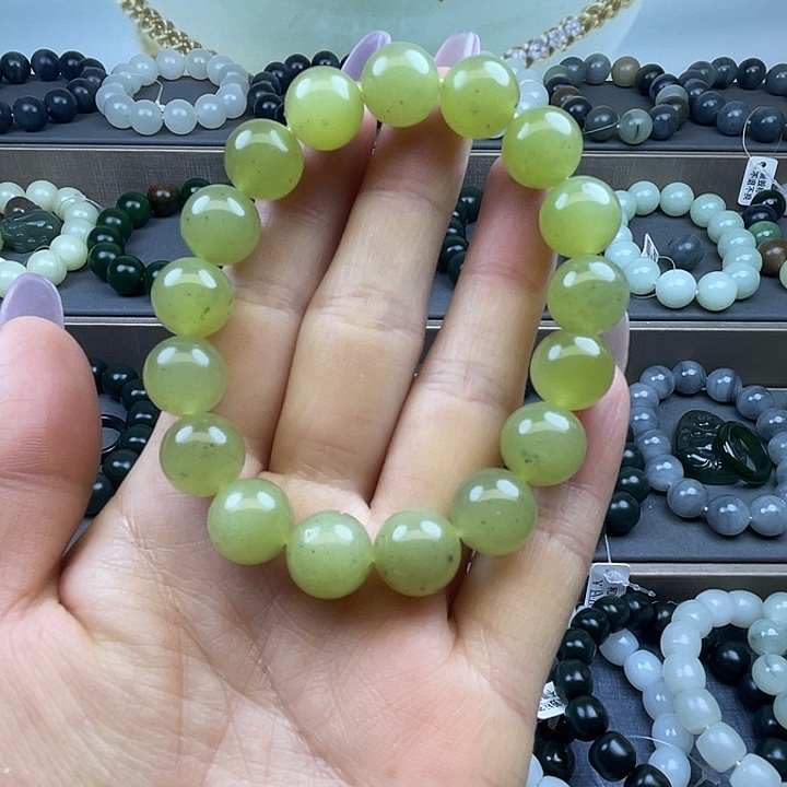 和田玉未镶嵌手链