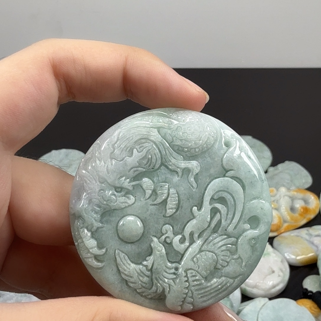 翡翠未镶嵌耳饰翡翠