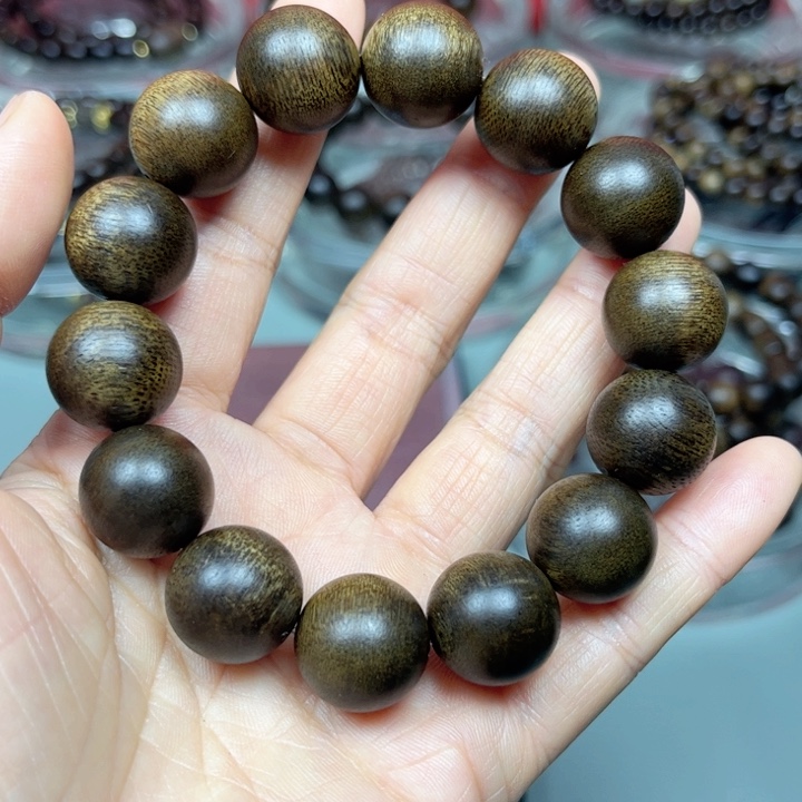 沉香手串惠安系棋楠1.6沉水级手串