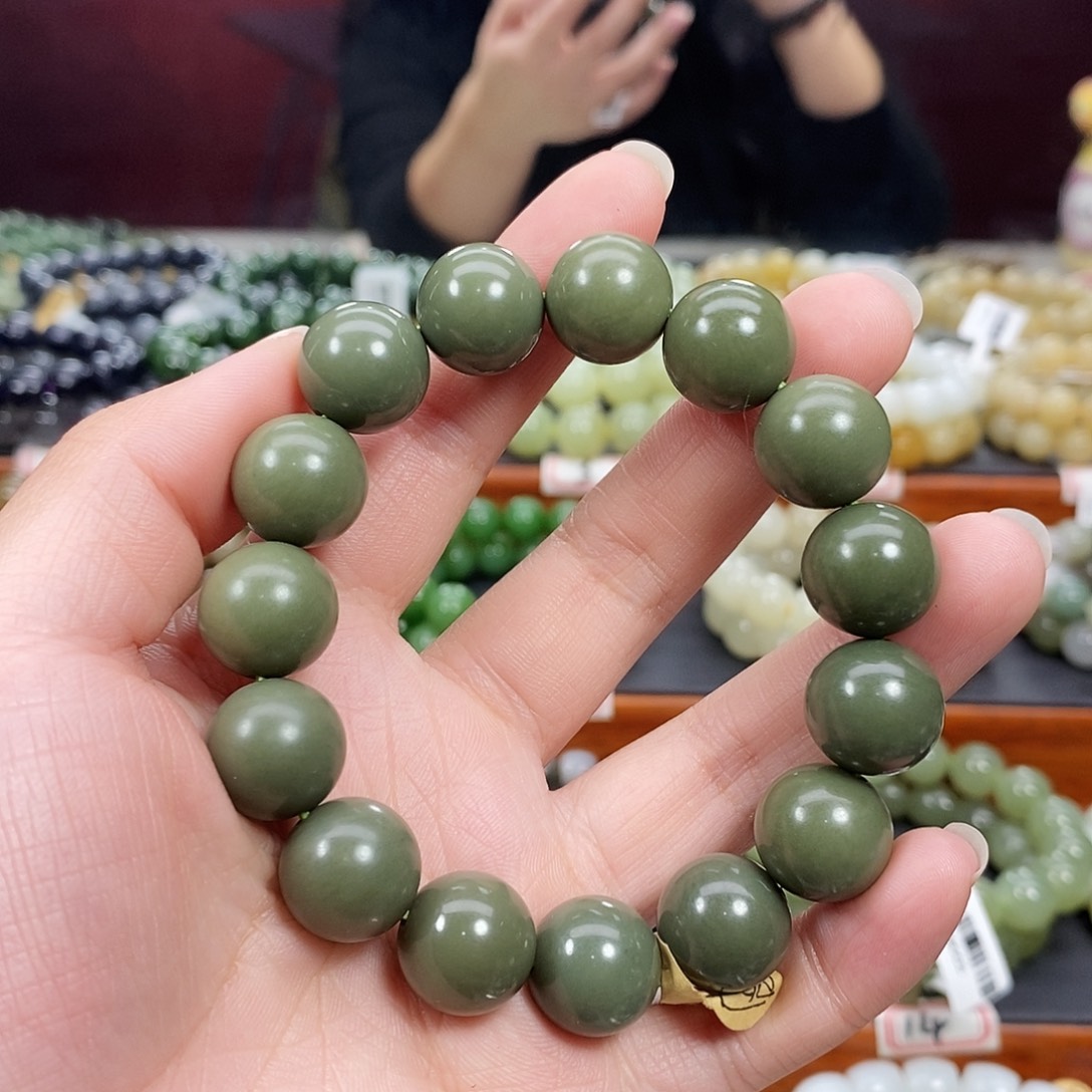 和田玉手链未镶嵌