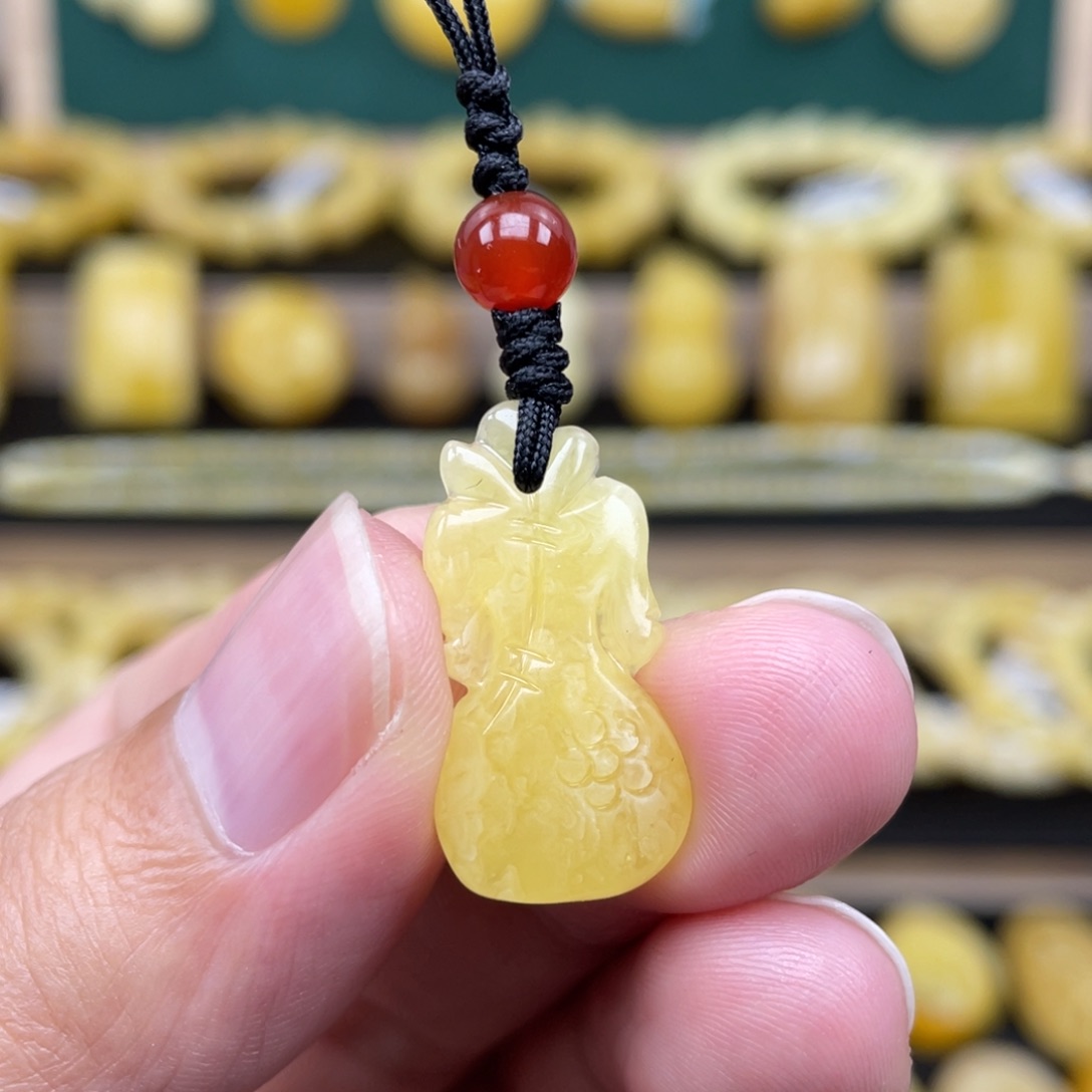 琥珀裸石未镶嵌琥珀蜜蜡