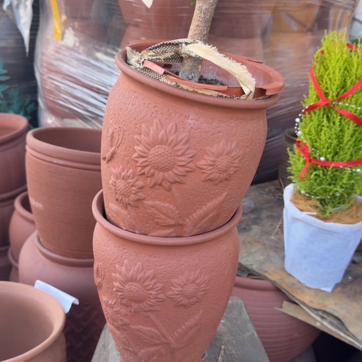 花盆紫砂口19高24宜兴紫砂 