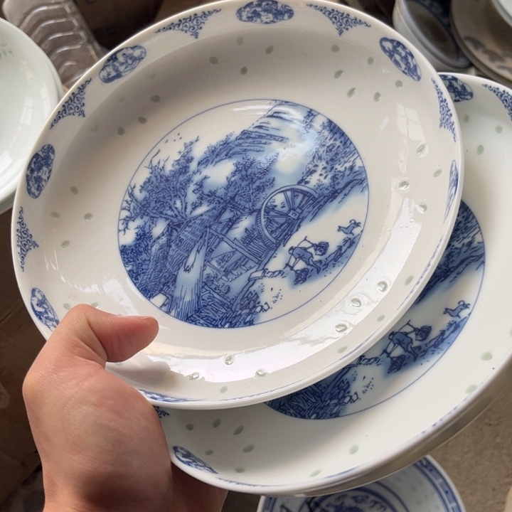 碗陶景德镇高温细白瓷餐具