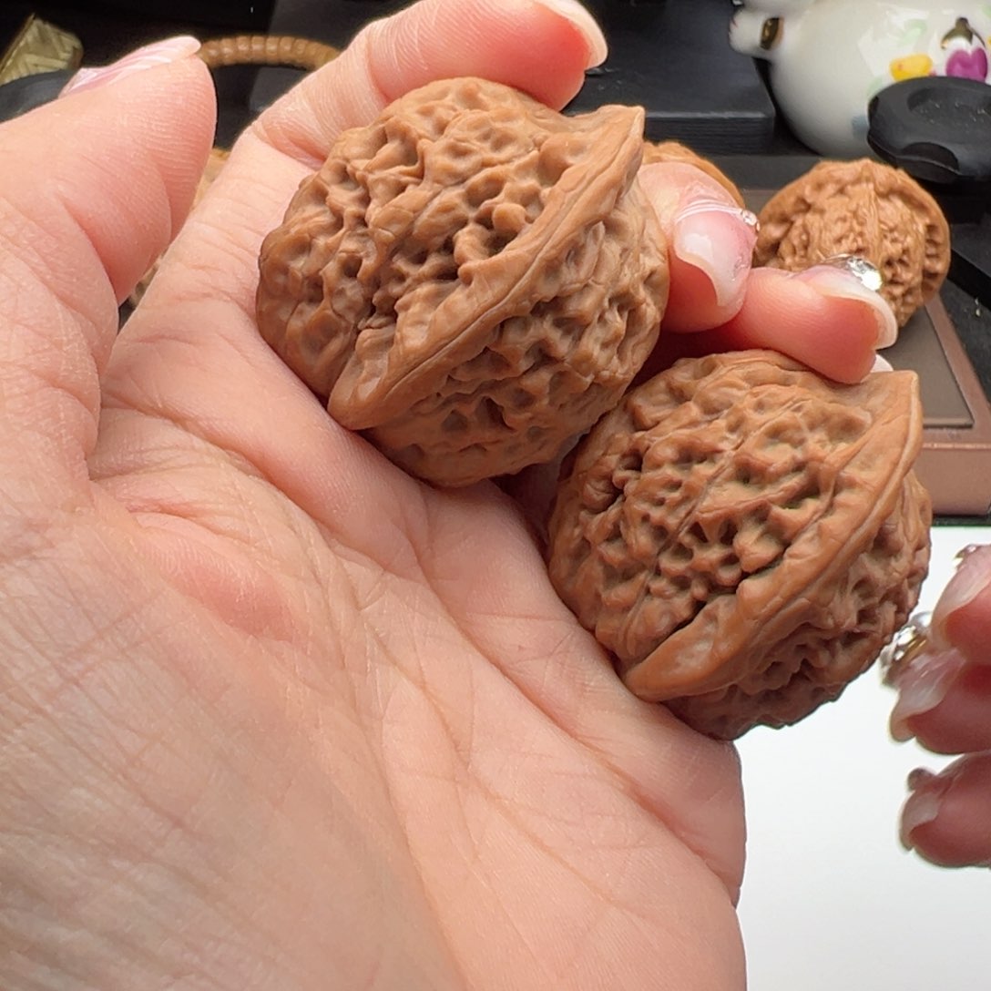 文玩核桃把件莲花37