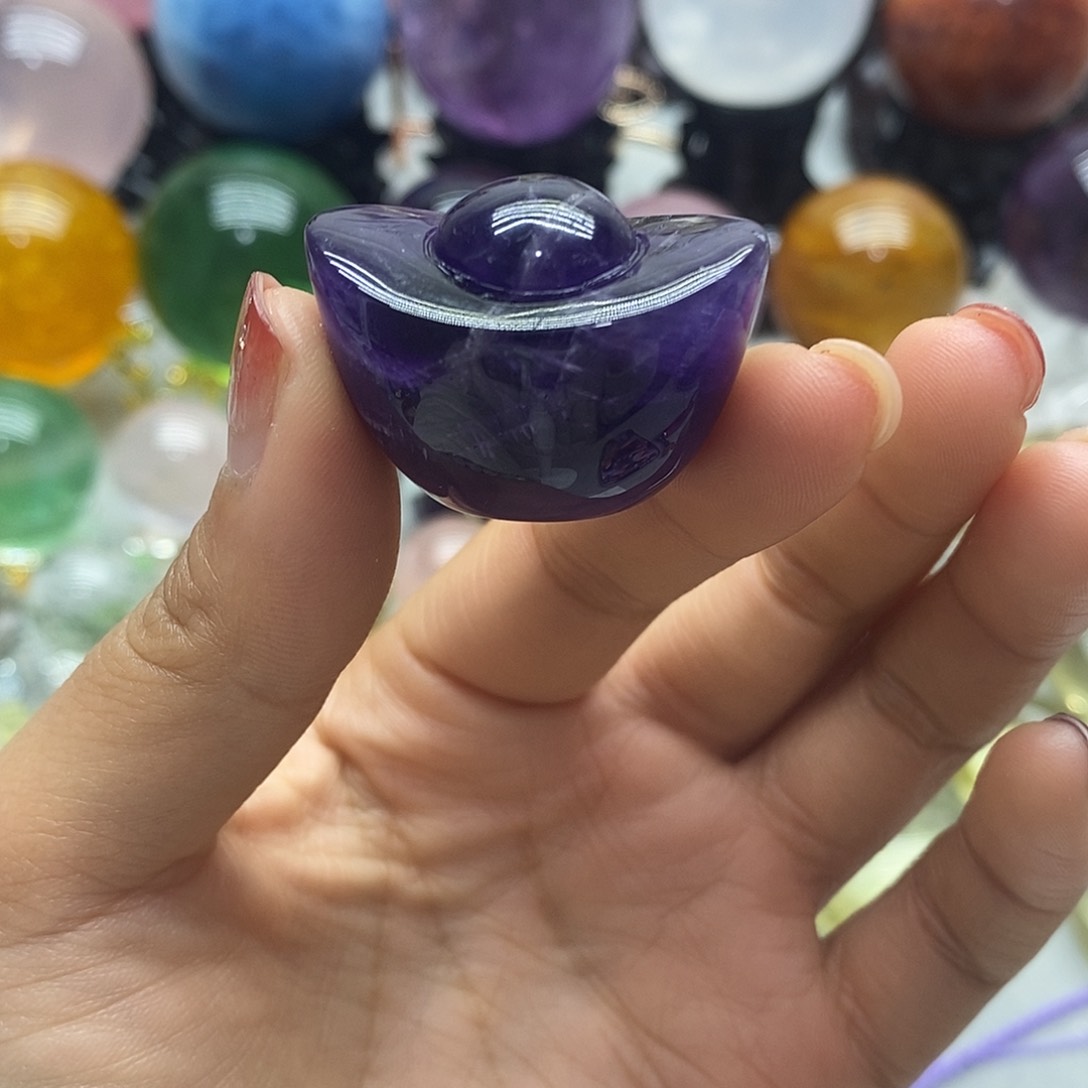 黄晶摆件未镶嵌摆件