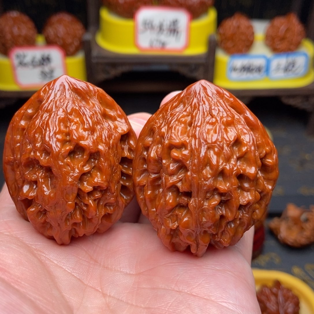 文玩核桃吊坠42大沽石