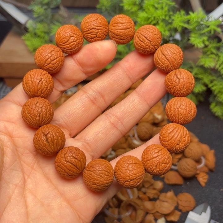 桃核手串龙纹桃核2
