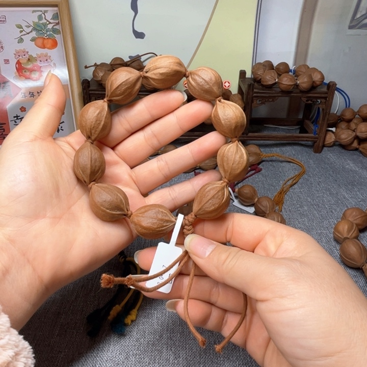 橄榄核手串/手链梅林铁核20.27四花