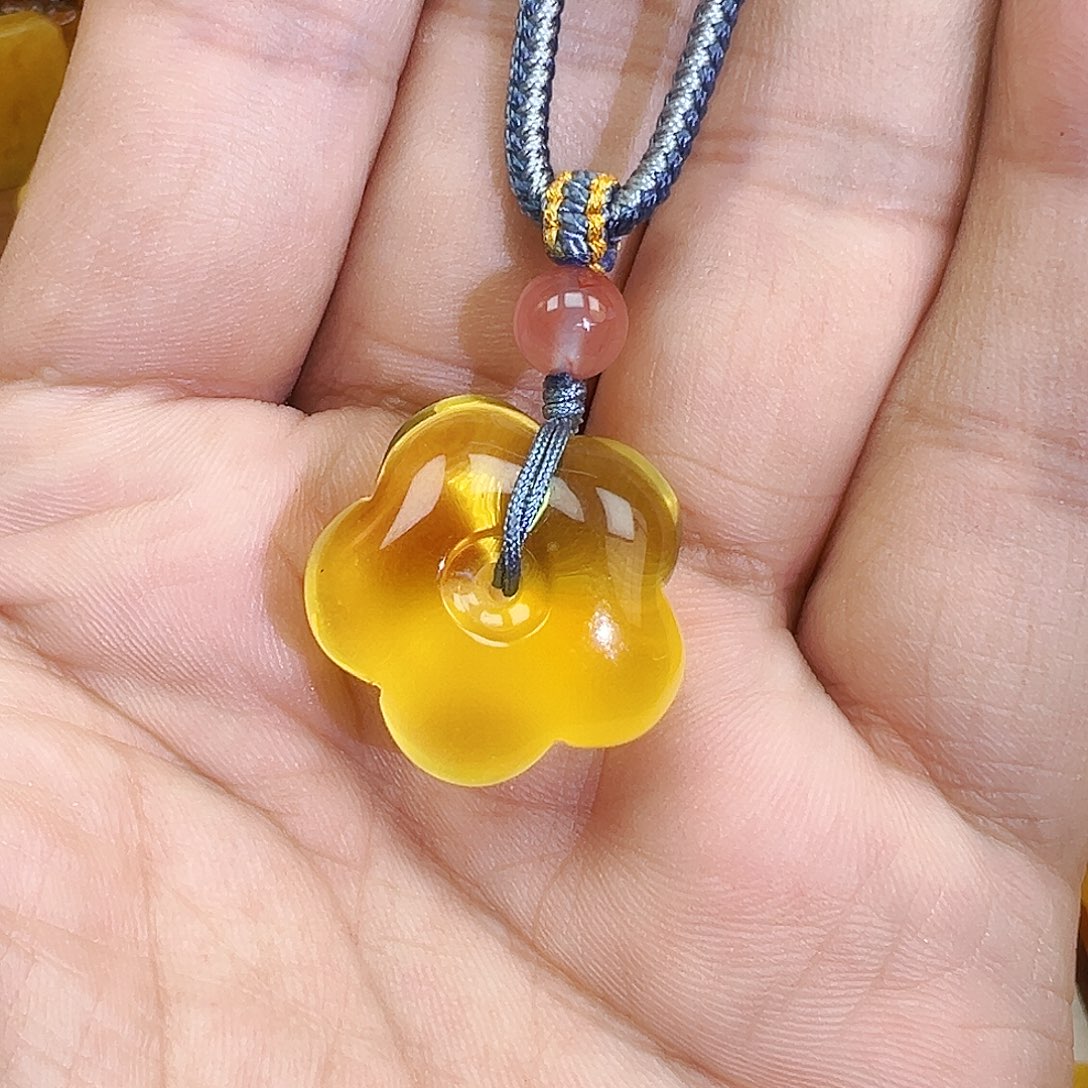 蜜蜡颈饰未镶嵌吊坠5.1克，福利