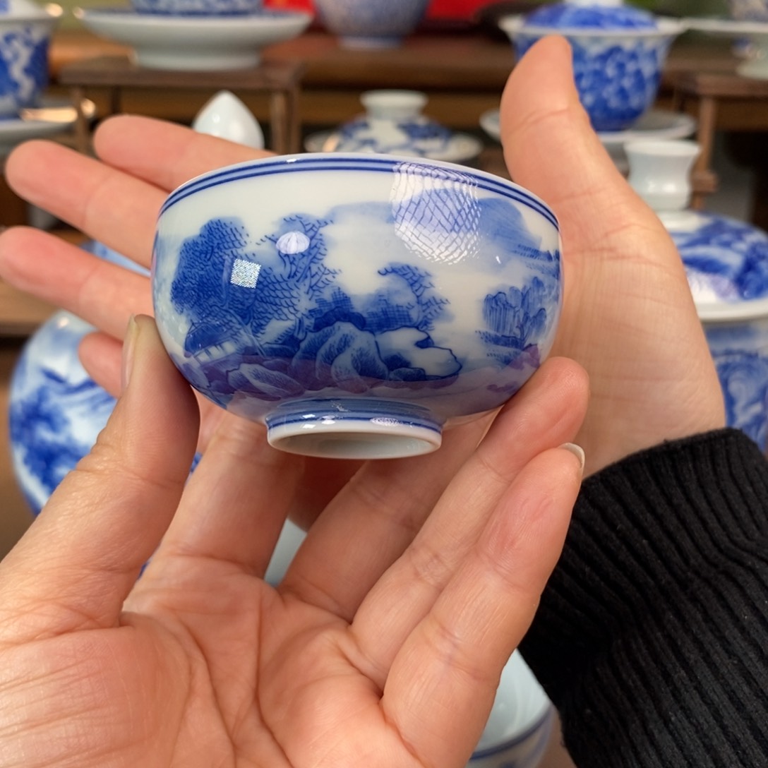 玉***宝景德镇陶瓷手工手绘