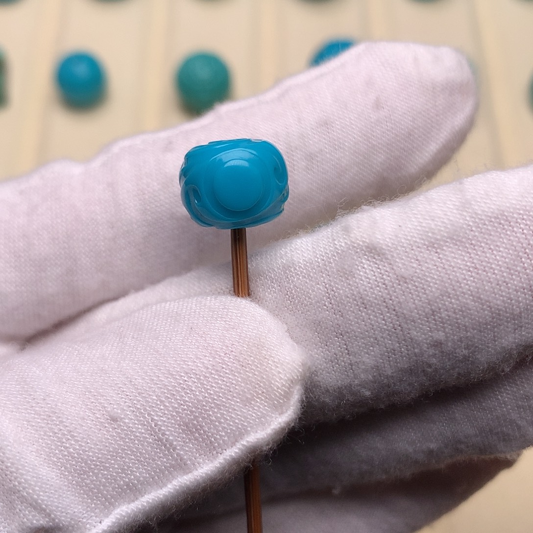 绿松石未镶嵌绿松石博古11.1