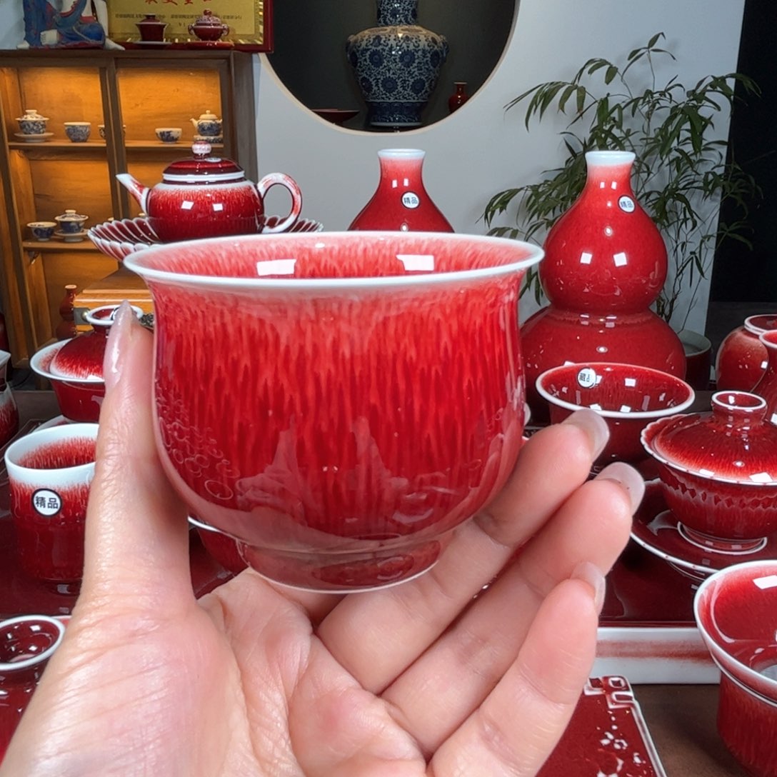 杯闻轩坊原矿朗红 圆满杯