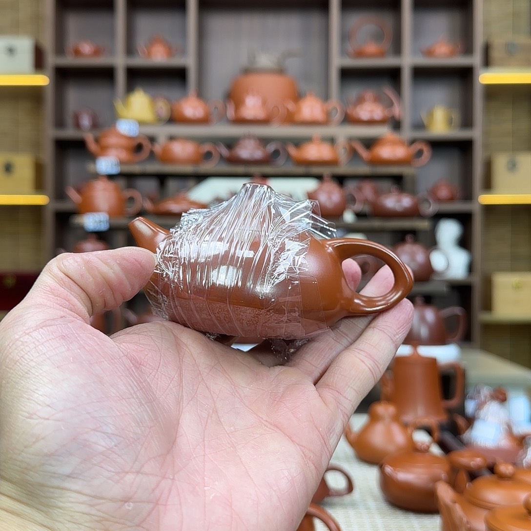 紫砂茶壶潮州手拉壶玉兔