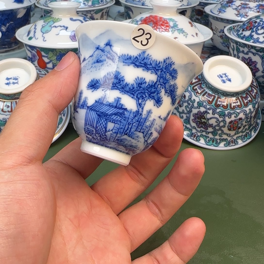 彦祖纯手工手绘茶具23