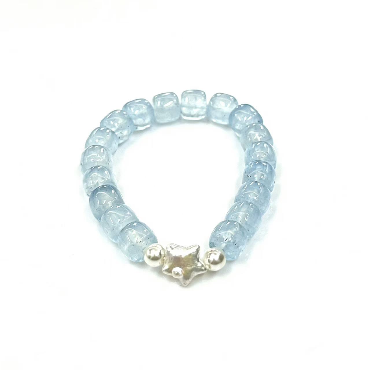 海蓝宝直切手串10m*（多样性发一件）