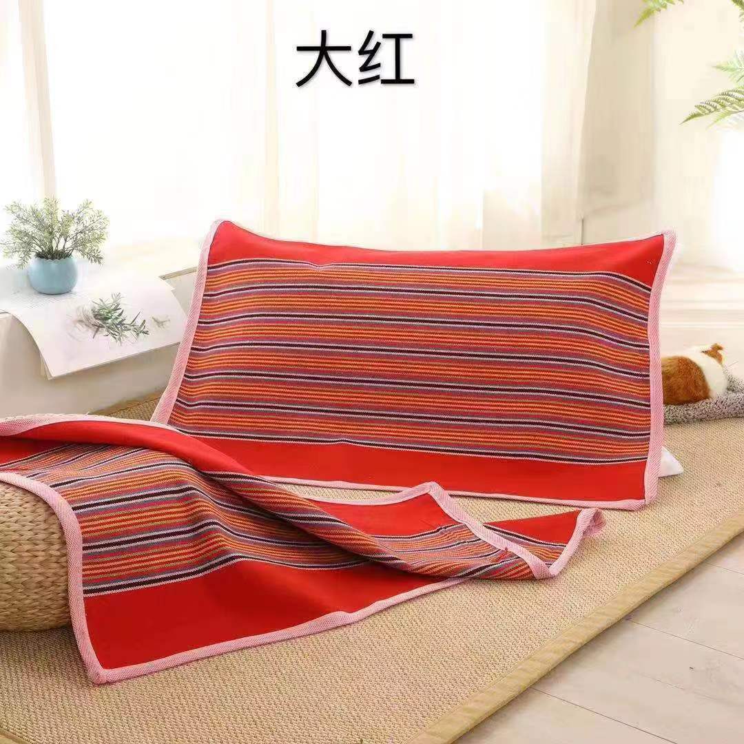 枕巾精品粗布四季*大号50超厚老粗布75cm