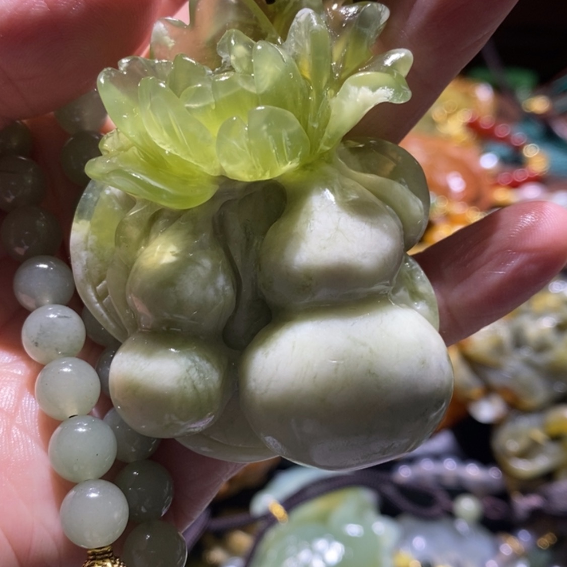 【闪购商品】岫玉毛衣链未镶嵌