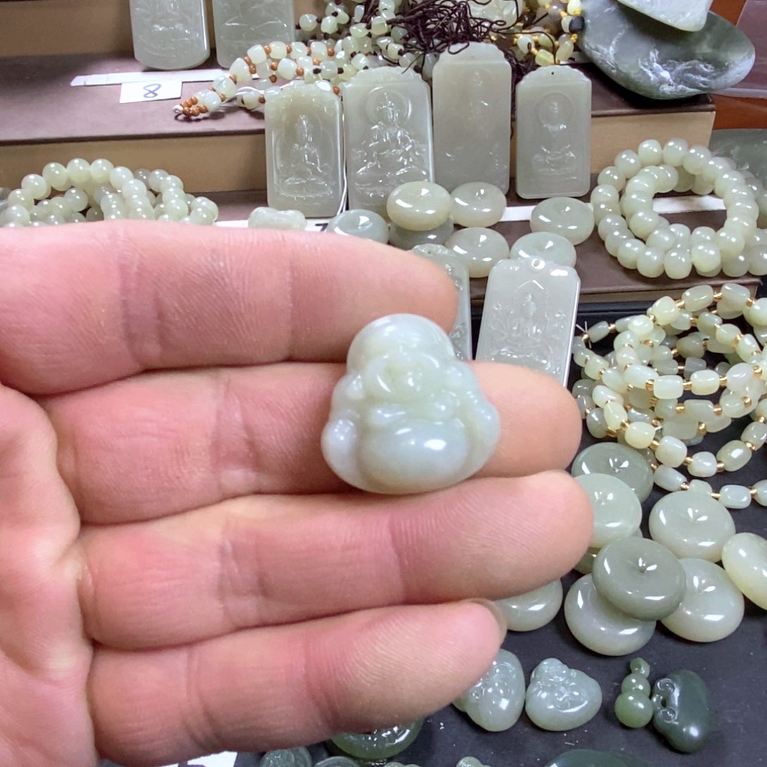 颈饰未镶嵌和田玉L****豆04