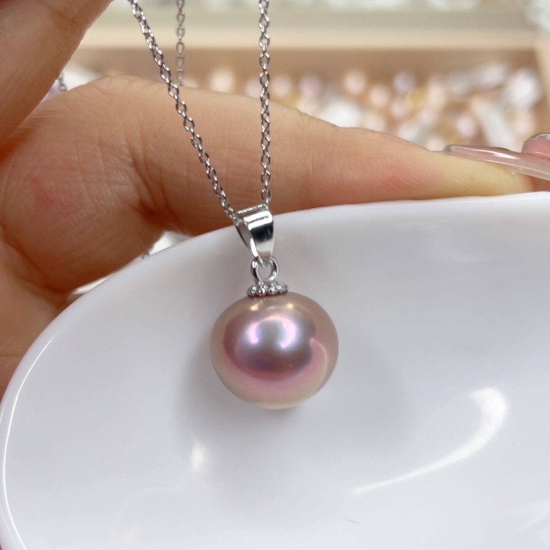 淡水珍珠未镶嵌吊坠(赠链)